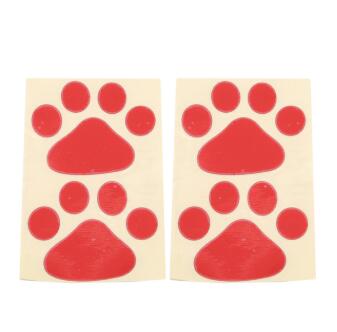 Tomato Footprints, panda, panda, footprints, bumper stickers