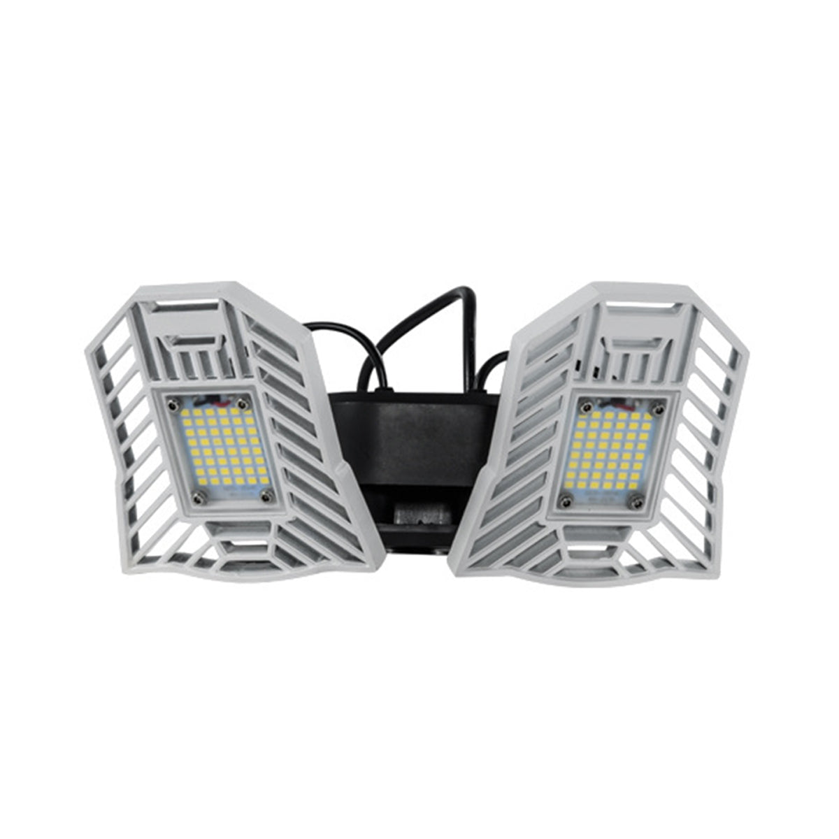 Dark Gray 40W / 55W LED Foldable Wall Light Garage Outside Lamp Waterproof