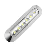 Gray 12V/24V 6-LED Side Marker Strobe Light Lamp For Cars/Trucks/Trailers
