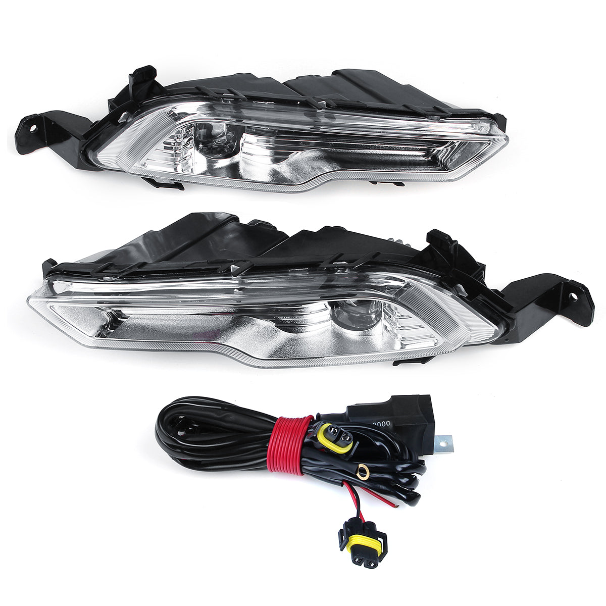 Dark Slate Gray 2Pcs Car LED Fog Lights Kit For Ford Fusion Modeo Explorer Sport