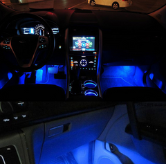 Blue Car interior atmosphere lights Car interior atmosphere lights Foot lights Car interior blue lights 780 decorative lights