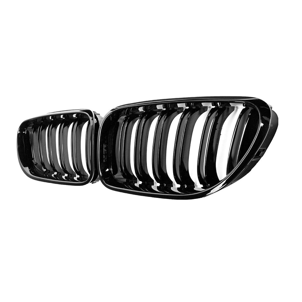 1 Pair Gloss Black Front Grill Grille For BMW M6 640i 650i F06 F12 F13 12-17 - Auto GoShop