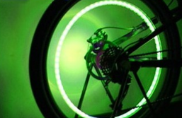 Khaki Bicycle electric car hot wheels colorful nozzle lights car motorcycle nozzle lamp