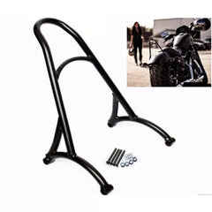Black Motorcycle accessories backrest rear shelf (Black)
