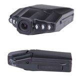 Dark Slate Gray Portable 2.5 inch Car DVR 6 LED Night Vision Aircraft Head Vehicle Video Recorder Wide-angle Cycle Recording Car Detector JC10