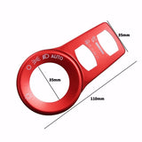 Aluminum Red Fog Headlight Button Switch Trim Cover Decor Frame Decoration For Jeep Cherokee 15+ - Auto GoShop