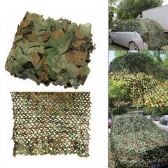 Dim Gray 1mX1m Camo Camouflage Net For Car Cover Camping Military Hunting Shooting Hide