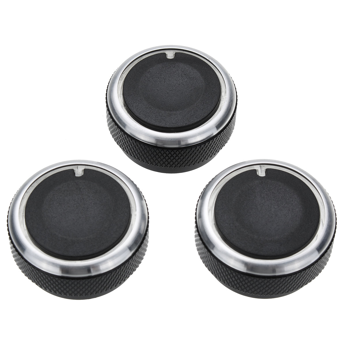 Dark Slate Gray 3PCS Car Air Conditioning Heat Control Switch Knob A/C for Toyota Tacoma Vios 02-14