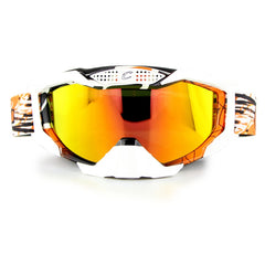 Orange Cross-Country Motorcycle Helmet Goggles Riding Glasses Ski Goggles
