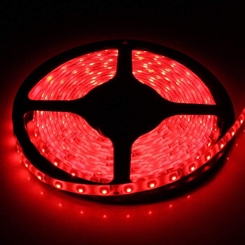 Orange Red 5M 300 LED 3528 SMD Red Waterproof Strip Flexible Car Light
