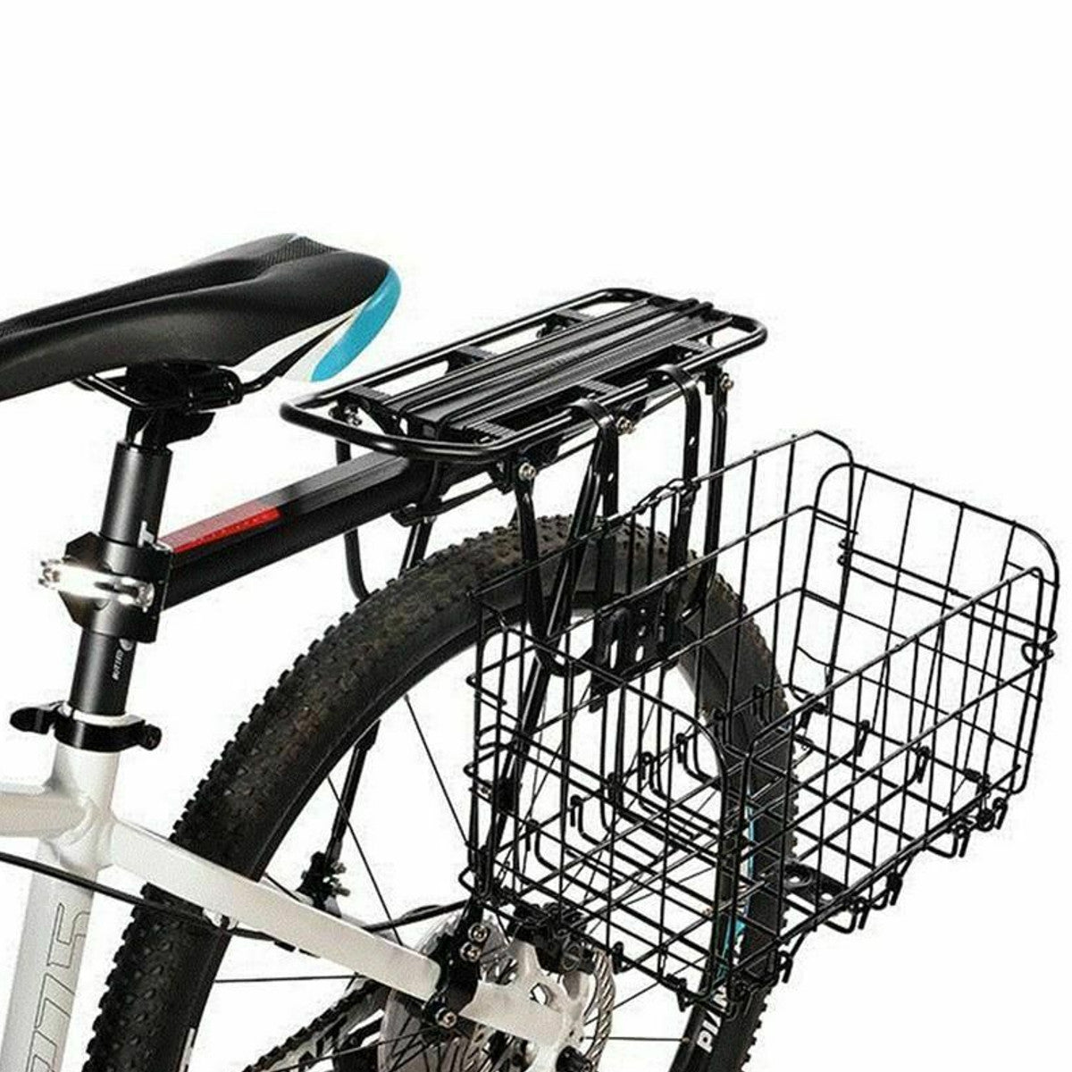Foldable Metal Wire Basket Front Bag Rear Hanging Basket For Mountain Bike Electric Folding Bicycle Scooter - Auto GoShop