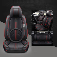Dark Slate Gray 5 Seat Cover Cushion Set 6D Surround Breathable Luxury Car Seat Protector