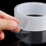 Gray Car Bumper Protective Stickers Anti Scratch Nano Tape Film Auto Trunk Sill Scuff Plates Protector