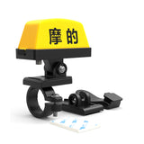 Yellow Rechargeable Motorcycle TAXI Sign Light LED USB Indicator Decoration Waterproof