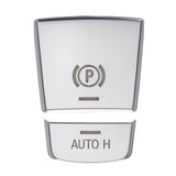 Car Electronic Handbrake AUTO H Buttons Cover For BMW 5 series F10 F18 Chrome ABS - Auto GoShop