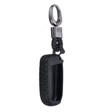 Carbon Silicone Remote Smart Key Fob Cover with Keychain For /Jeep/Dodge/Chrysler - Auto GoShop