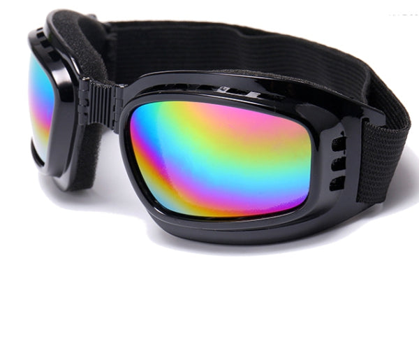 Dark Khaki Unisex Full Rim Skiing Glasses Foldable Tactical Goggles Skate Climbing Cycling Sunglasses Eyewear