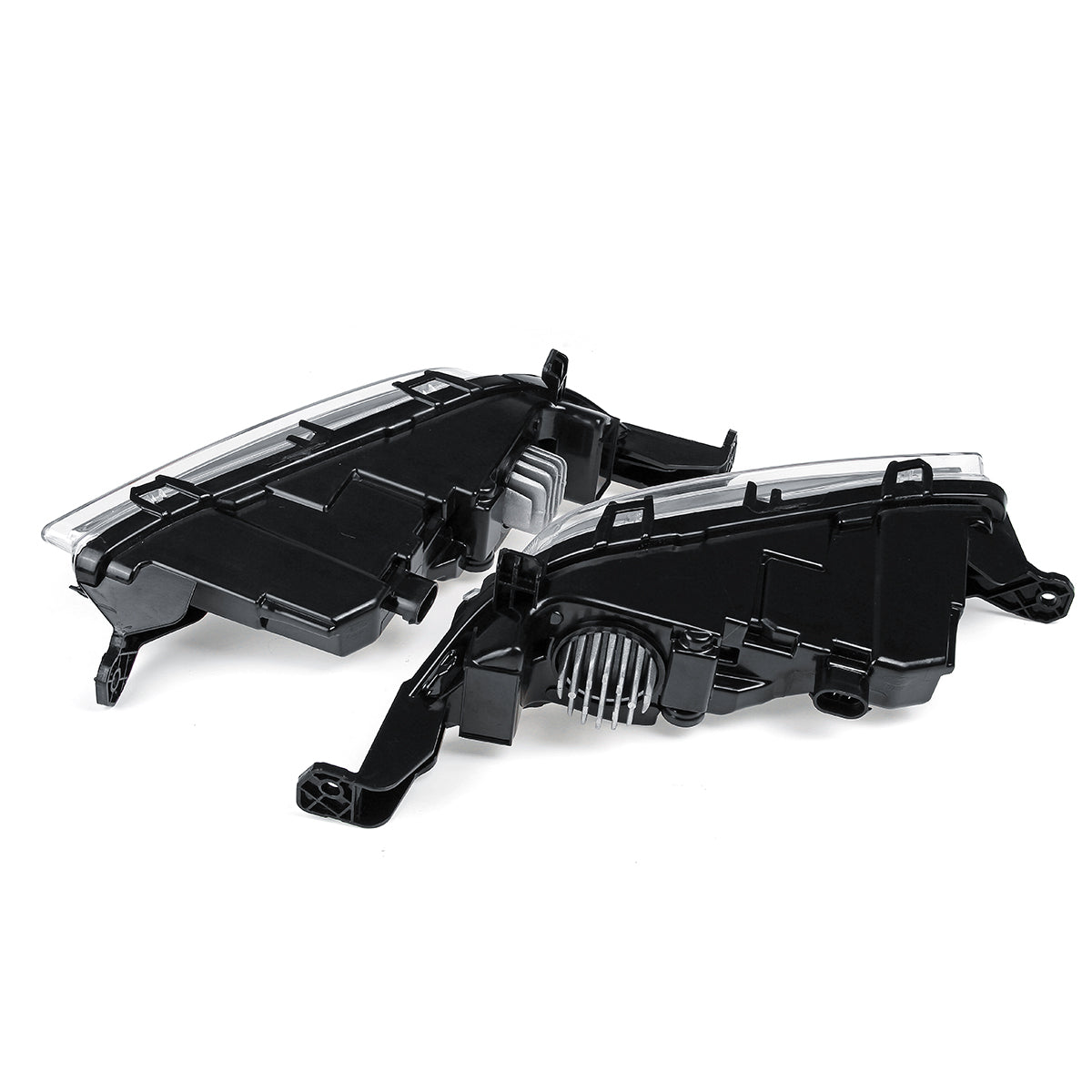 Black 2Pcs Car LED Fog Lights Kit For Ford Fusion Modeo Explorer Sport