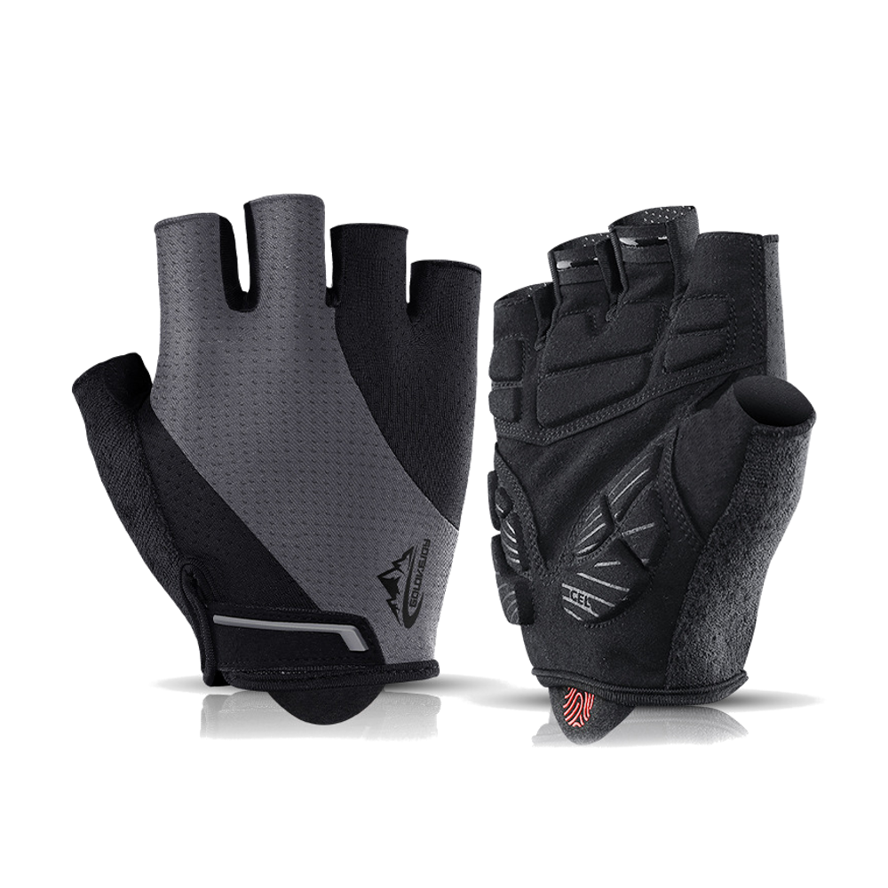 Dark Slate Gray GOLOVEJOY Cycling Gloves Half Finger Riding Outdoor Mtb Bike Shockproof Breathable Motorcycle Climbing Fitness Sports Road Bicycle Gloves For Men And Women Summer Spring Autumn