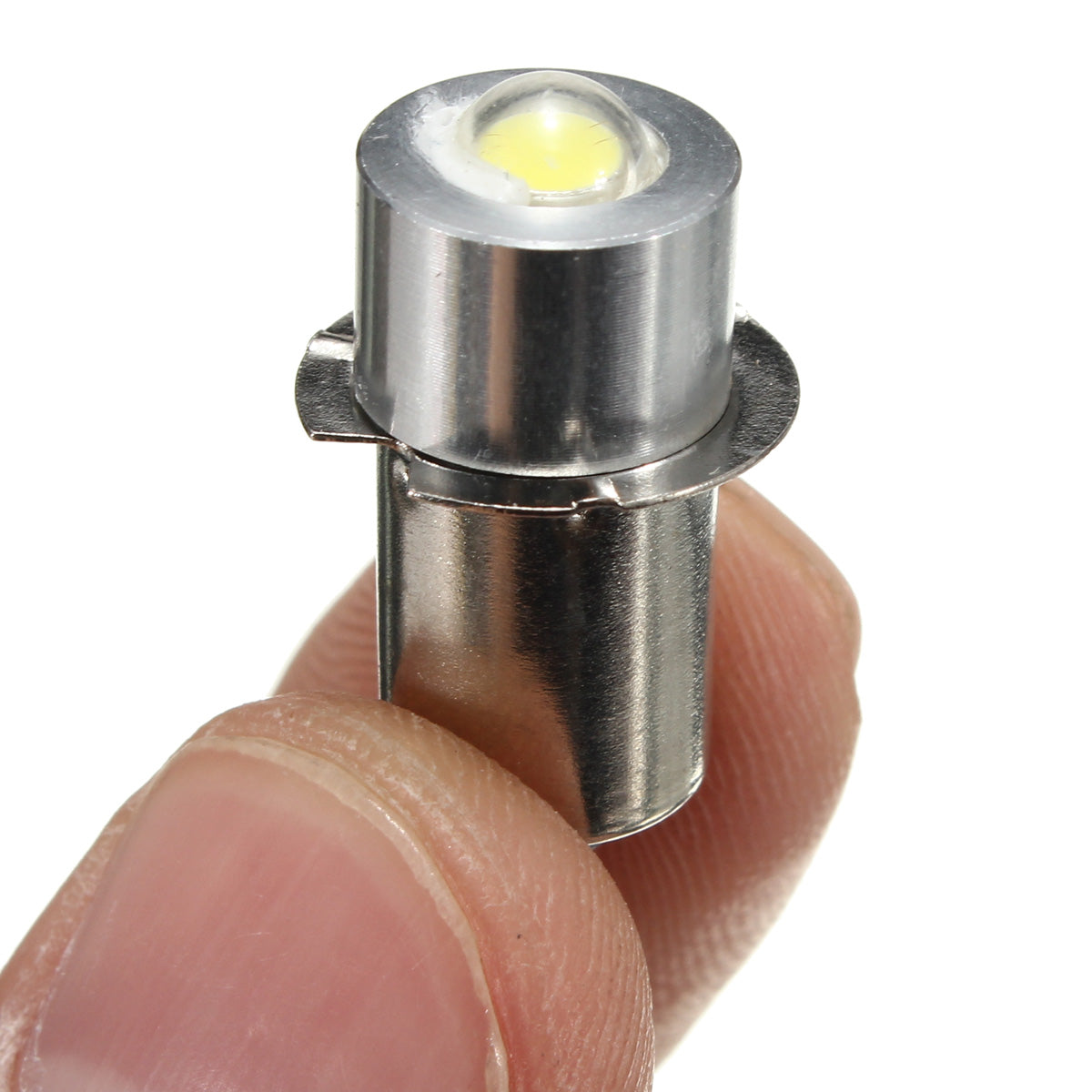 P13.5S PR2 1W LED Flashlight Bulb Torch Work Light Lamp 6000K White 100LM DC3V - Auto GoShop