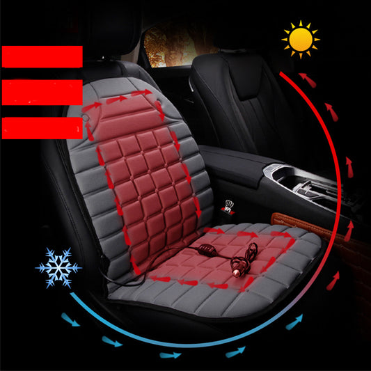 Universal 12V Heated Car Seat Covers Safety Thermostatically Controlled Overheat Protection - Auto GoShop