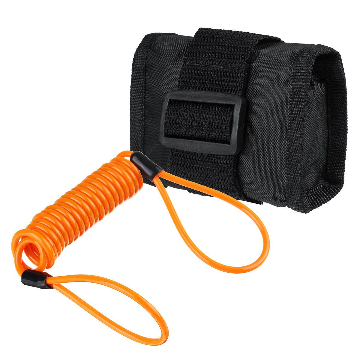 1.5m/5ft Reminder Cable With Alarm Lock Bag For Motorcycle Bike 5 Color - Auto GoShop