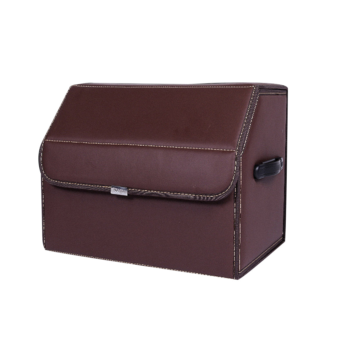 Car Storage Bag PU Leather Trunk Organizer Box Folding - Auto GoShop
