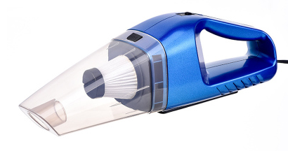 Royal Blue Handheld electric vacuum cleaner custom non-slip handheld portable mini car 12V vacuum cleaner