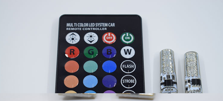Black Colorful remote control driving light (Colorful)