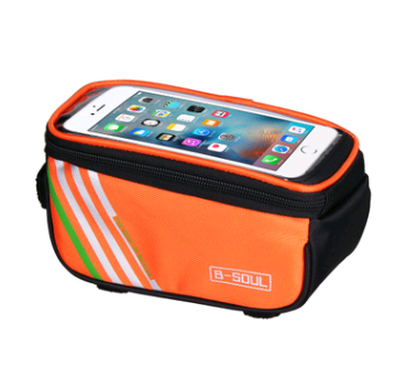 Tomato Bicycle bag touch screen mobile phone bag car tube bag car beam bag upper tube bag tool bag bag riding equipment