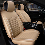 1PC Universal Car Seat Covers 3D Design Truck Front Protector Durable PU Leather - Auto GoShop