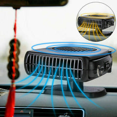 Medium Turquoise 12V car defrost heater (Black 12V)