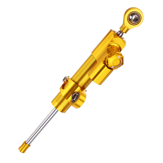 Goldenrod Motorcycle Steering Stabilizer Damper Linear Reversed Safety Control Universal
