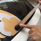 Dark Slate Gray 3D Car Stickers Cartoon Kangaroo Moving Tail Rear Window Wiper Reflective Decals