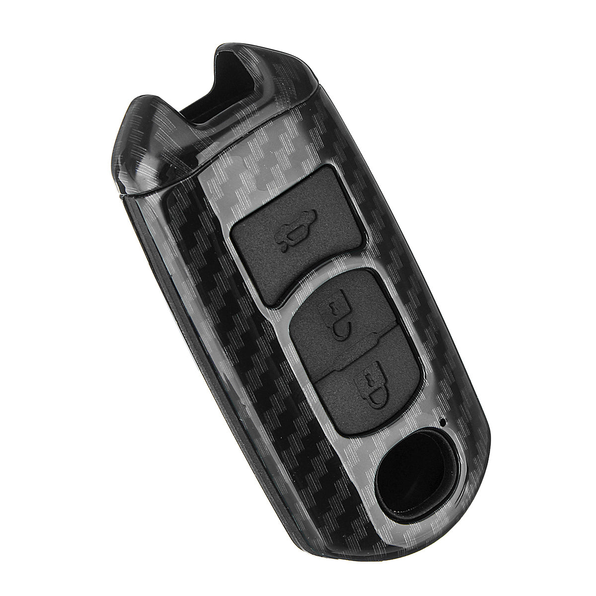ABS Carbon Fiber Remote Smart Car Key Case/Bag Cover Fob Shell for Mazda 3/5/6/CX3/CX5 - Auto GoShop