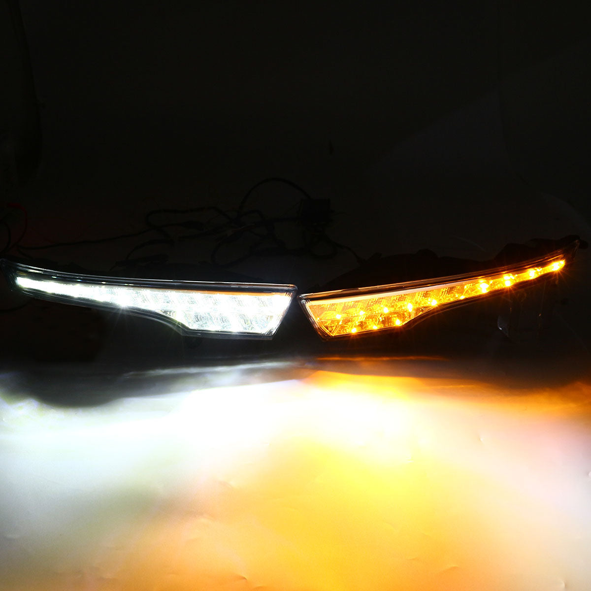 Light Goldenrod Car LED DRL Daytime Running Lights Lamp for Nissan Altima Teana 2013-2015