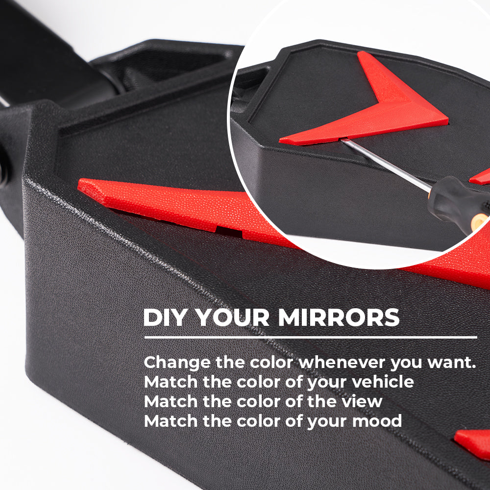 1.75 inch UTV folding wide-angle lens (Black) - Auto GoShop