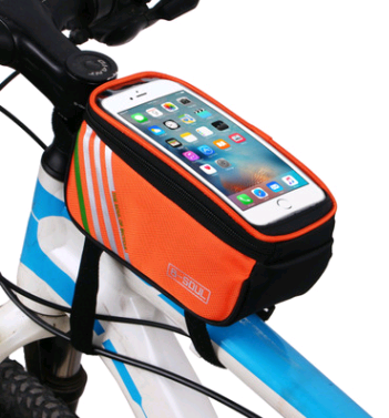Tomato Bicycle bag touch screen mobile phone bag car tube bag car beam bag upper tube bag tool bag bag riding equipment