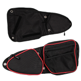 Black Motorcycle Side Door Storage Bags Knee Pad For Polaris RZR XP 1000 900XC S900 2014-2020