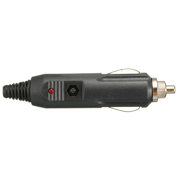 Dark Slate Gray 12V Male Car Cigarette Lighter Socket / Plug / Connector 5A With LED & Fuse