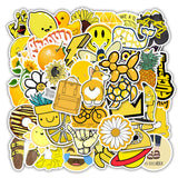 Goldenrod 50pcs cartoon trolley case stickers