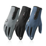 Dark Slate Gray Winter Skiing Gloves Touch Screen Sport Outdoor Snowboarding Windproof Thermal