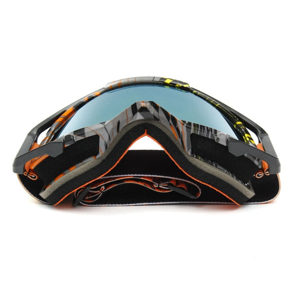 Black Motocross Goggles Motorcycle Helmet Windproof Glasses Sports Racing Cross Country Off Road ATV SUV