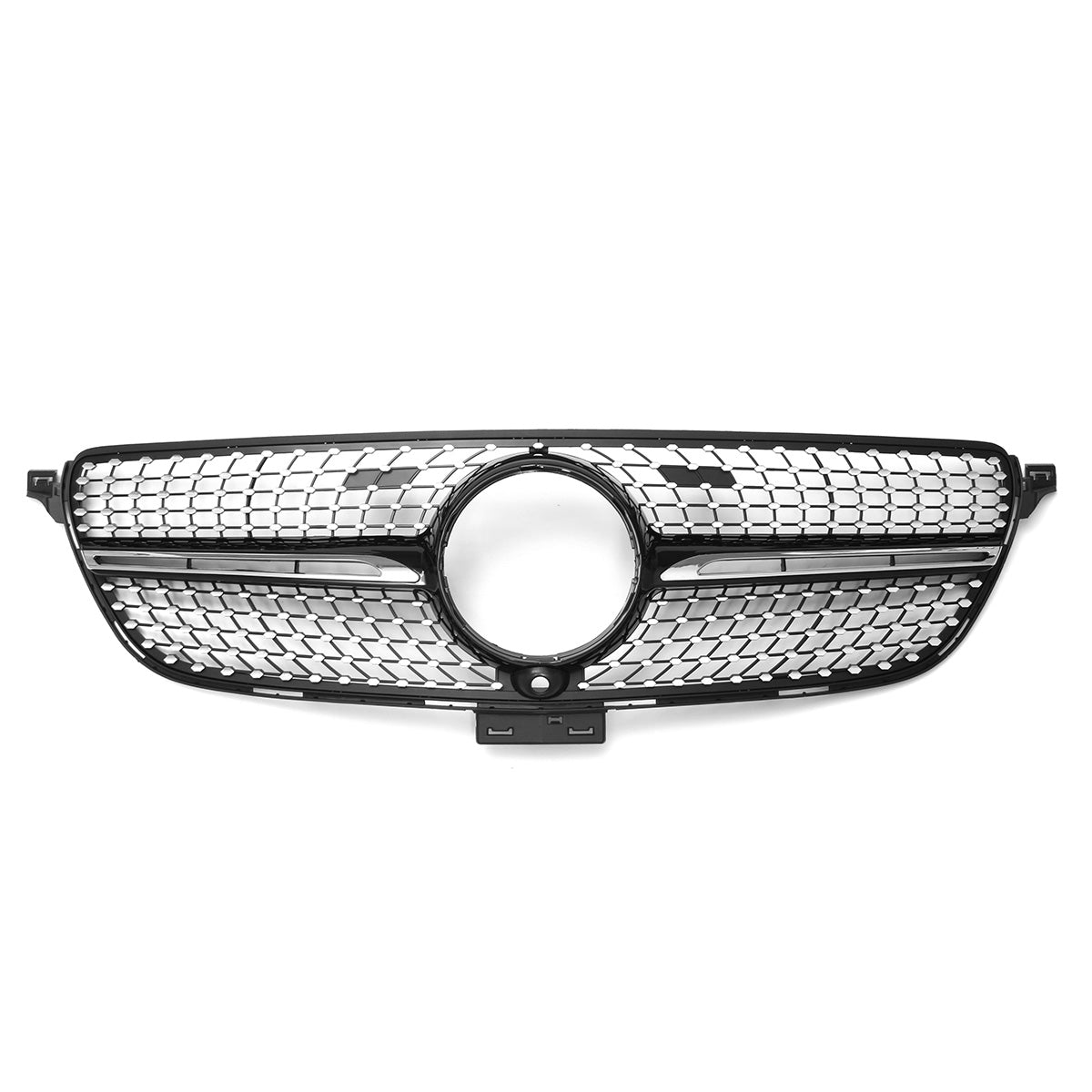 White Smoke Black Diamond Front Grille Grill For Mercedes Benz GLE Coupe W292 C292 GLE350 2015-18