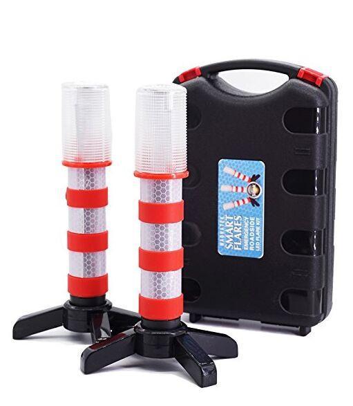 Orange Red 3-Light Mode Road Security Flashing Strobe Light for Emergency Situations