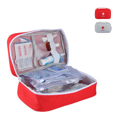 Dark Gray Travel storage first aid kit Family car gift portable medicine bag Home finishing lifesaving bag