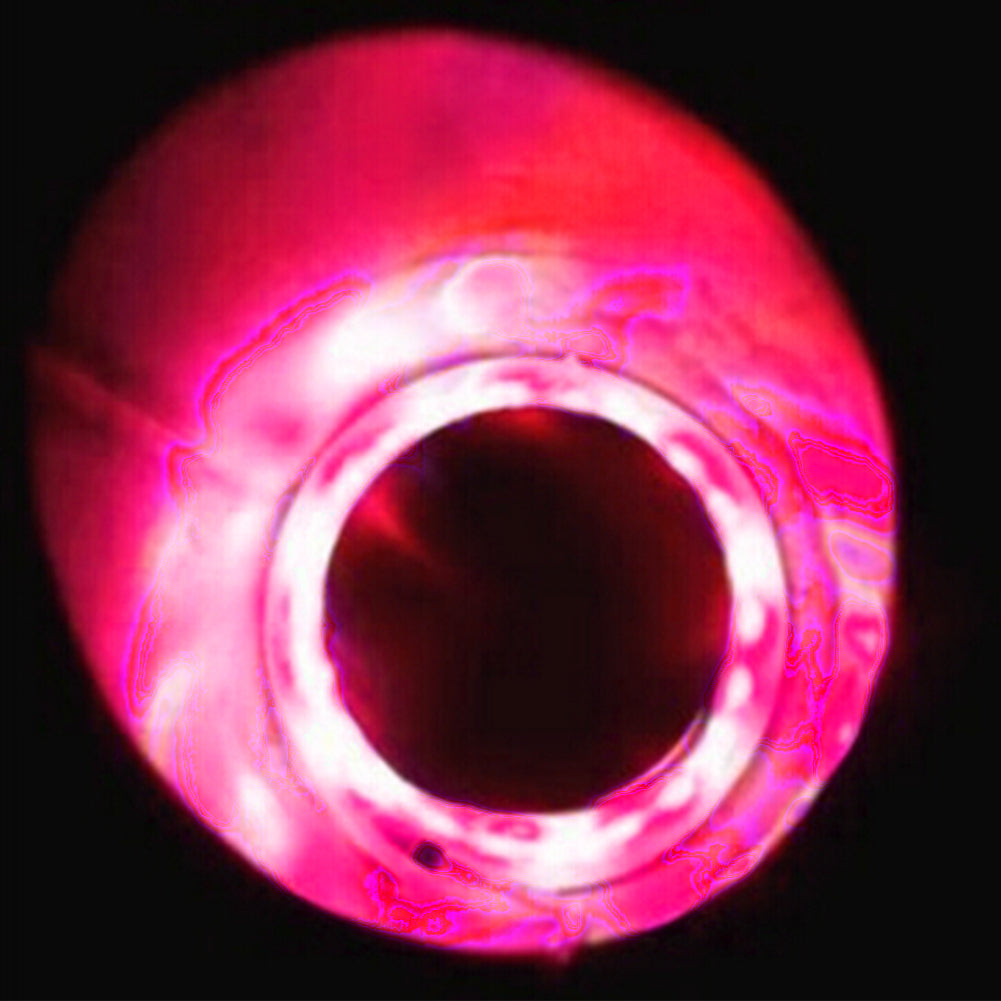 Hot Pink Motorcycle modified exhaust lamp