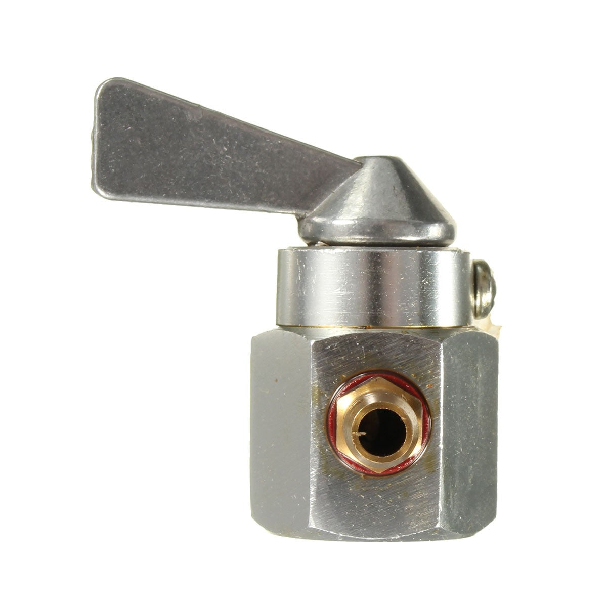 Dark Gray 6MM In-line Petrol On-off Fuel Tap Switch For Motorcyle Motorbike