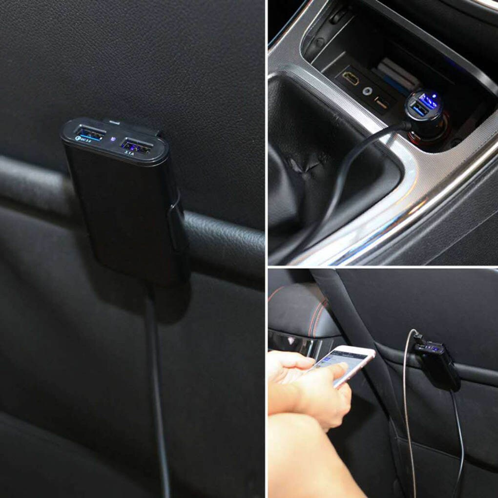 Fast Charge Car Charger (Black) - Auto GoShop