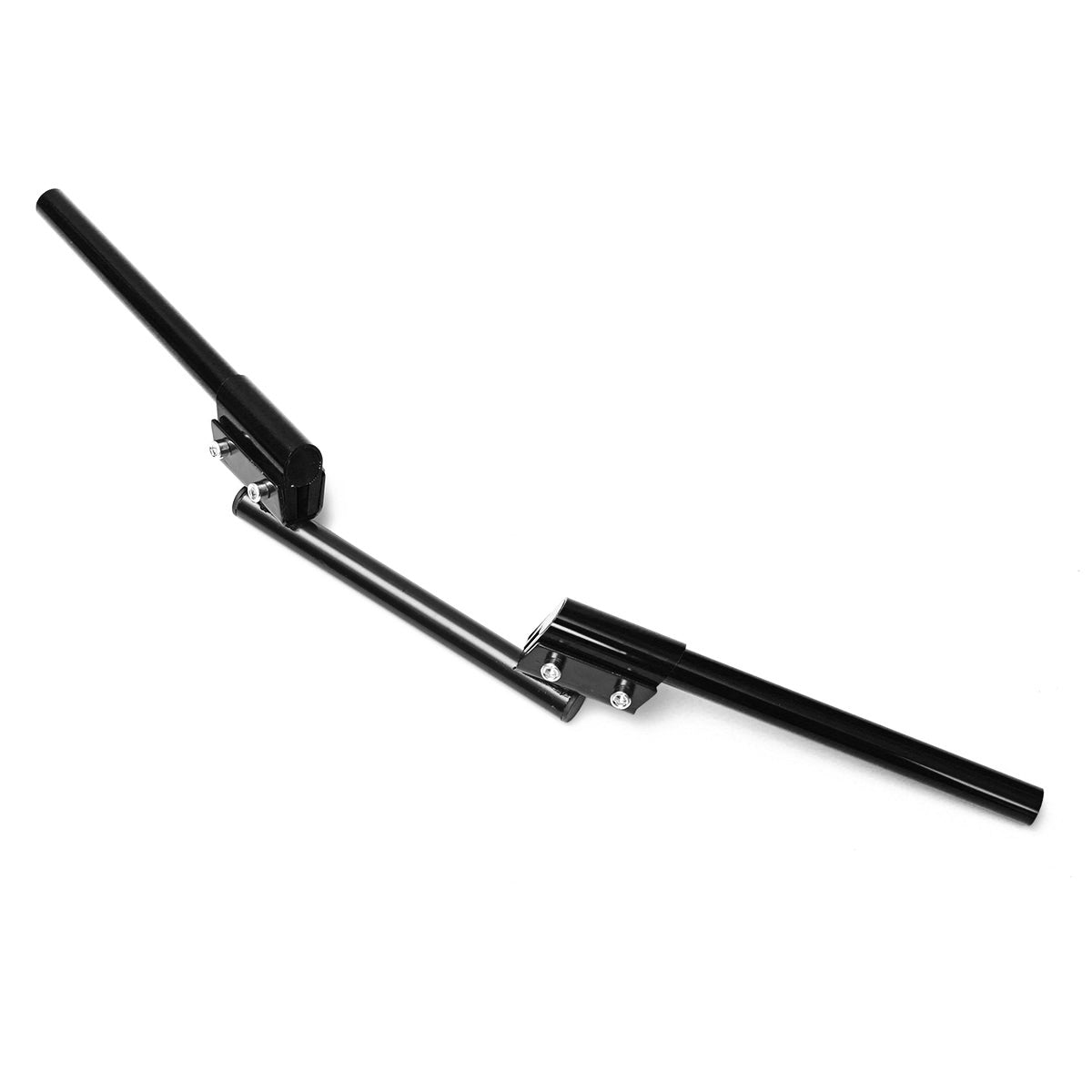 Black 7/8'' 22mm Adjustable Steering Handle Bar System Metal For Honda/Yamaha/Suzuki